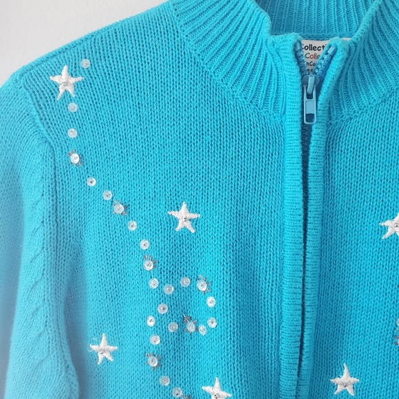 Vintage Heirloom Collectibles Snowman Cardigan - Picture 7 of 9